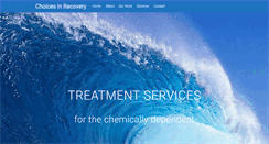 Desktop Screenshot of choicesinrecovery.org