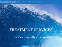 Tablet Screenshot of choicesinrecovery.org